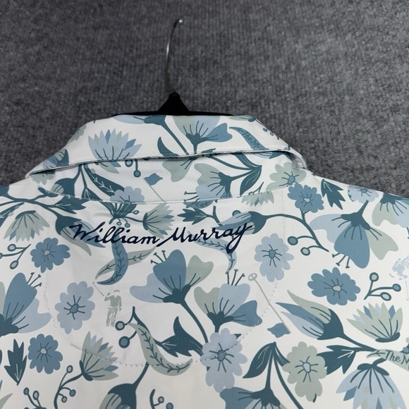 William Murray Performance Golf Polo Shirt Men's Extra Large Floral‎ Print - Picture 4 of 8